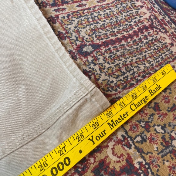 VTG‎ Carhartt Tan Carpenter Work Pants Relaxed Fit Distressed Size 38x31 Stone - Picture 8 of 8